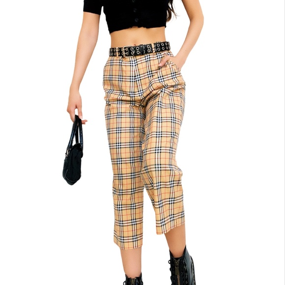 Burberry Nova Check Capri Pants - Picture 1 of 6